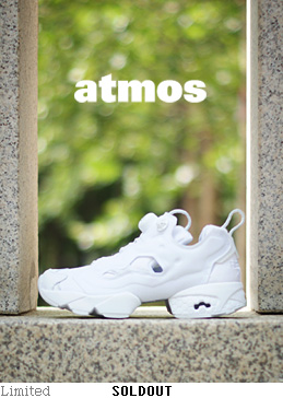 (품절) [SALE][국내당일출고] 2015 아트모스(atmos) x 리복 퓨리 콜라보 한정판 화이트 &#039;Triple White&#039; / V63458